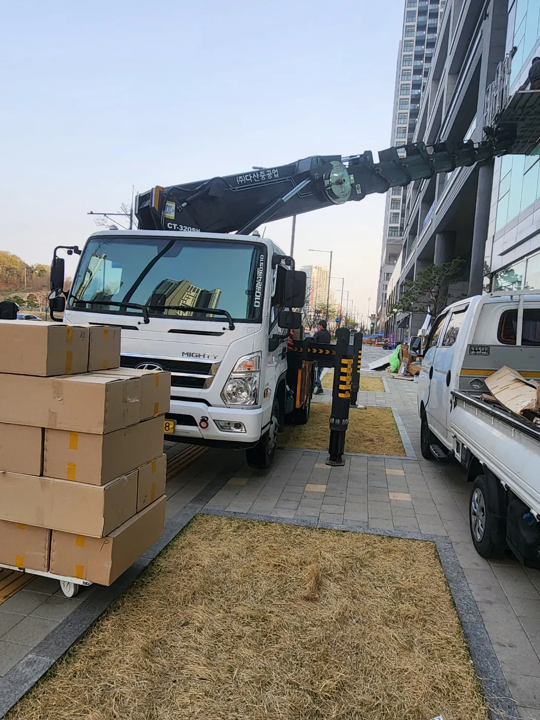 수원 스카이차 고소작업 현장 9