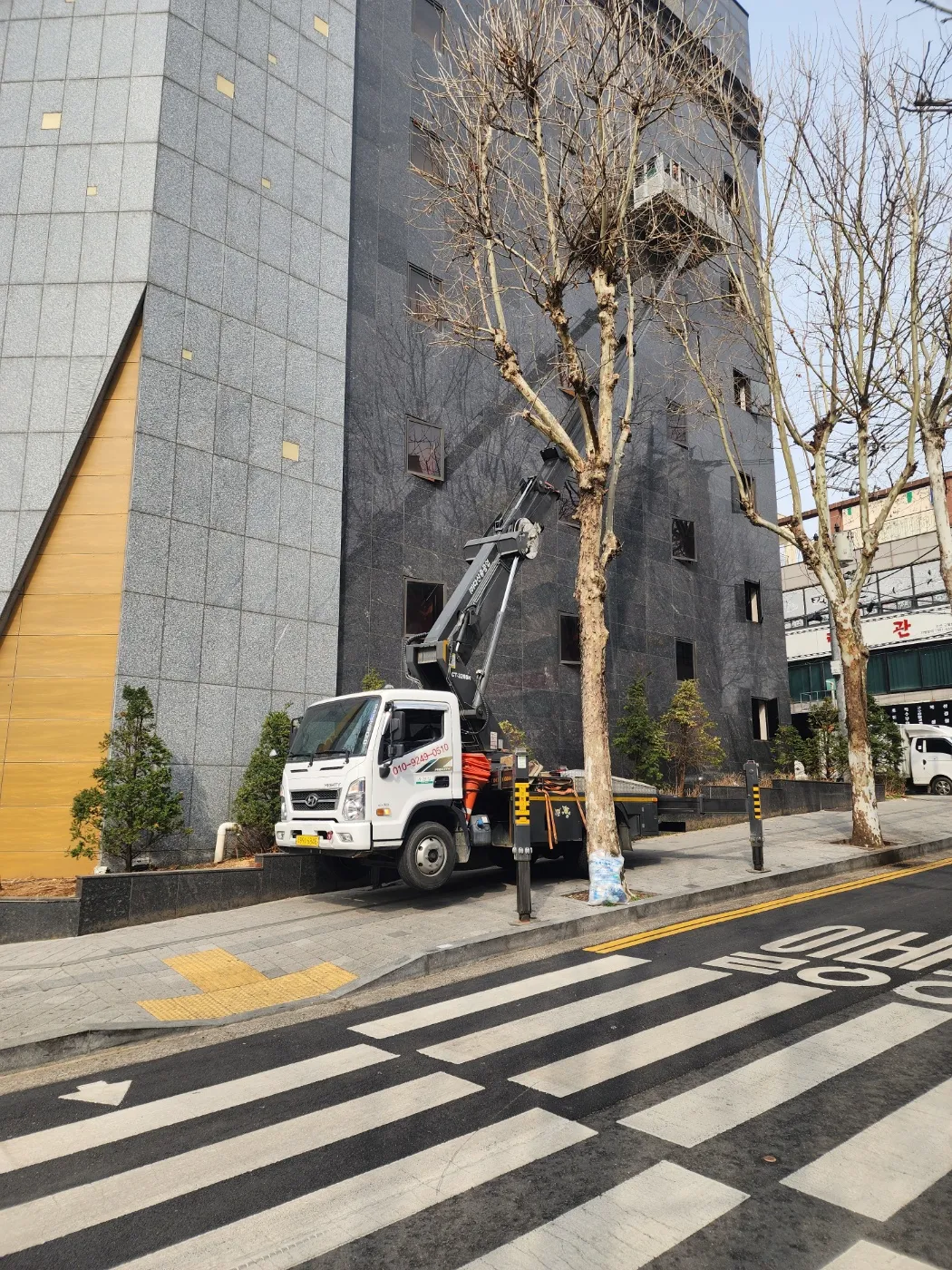 수원 스카이차 고소작업 현장 3